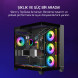 GAMEPOWER WARCRY TOPGLASS 4X ARGB FAN GAMING KASA 750W 