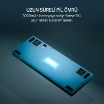 GAMEPOWER SENSE TKL RGB RED SWITCH MEKANIK KLAVYE