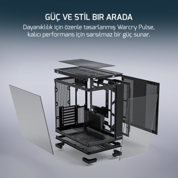 GAMEPOWER WARCRY PULSE 4X ARGB GAMING KASA 850W