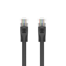 UNITEK CAT6 PATCH KABLO 20MT FLAT 1GBPS, SİYAH (C1815GBK)