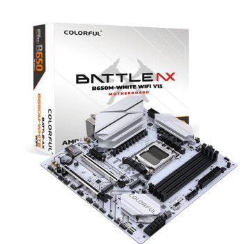COLORFUL BATTLE-AX B650M-WHITE WIFI V15 DDR5 7600-